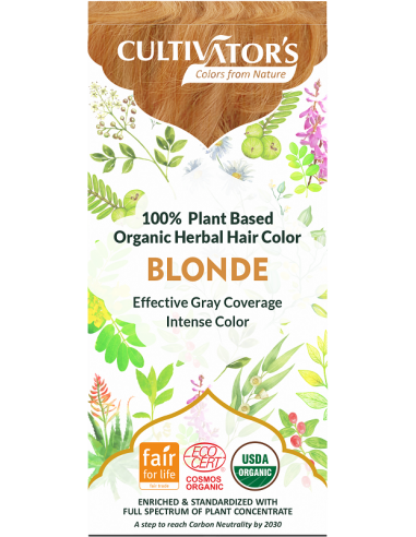 Tinte orgánico Rubio Cultivator's 100 gr. Ecocert