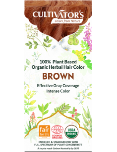 Tinte orgánico Castaño Dorado Cultivator's 100 gr. Ecocert 2