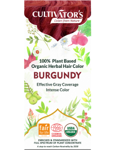Tinte orgánico Borgoña Cultivator's 100 gr. Ecocert 2