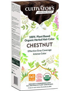 Tinte orgánico Castaño Cultivator's 100 gr. Ecocert