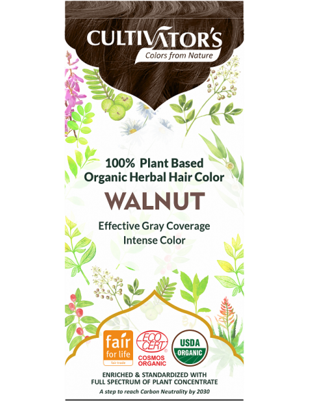 Tinte orgánico Avellana Cultivator's 100 gr. Ecocert