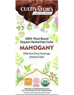 Tinte orgánico Caoba Cultivator's 100 gr. Ecocert 2