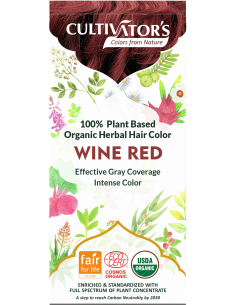 Tinte orgánico Burdeos Cultivator's 100 gr. Ecocert 2