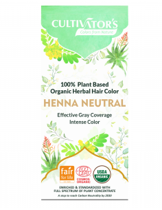 Tinte orgánico Henna Neutra - Platino Cultivator's 100 gr. Ecocert 2